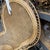 Tan Large Vintage Boho Chic Sturdy Wicker Intricate Peacock Chair For Sale - Image 8 of 8