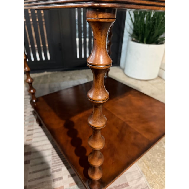 Theodore Alexander Variations on the Bobbin Lamp Table For Sale - Image 9 of 12