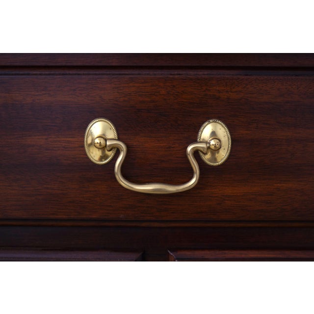 Henkel Harris 4 Door Mahogany China Cabinet For Sale - Image 13 of 18