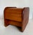 Danish Modern Kalamar Designs Teak Tambour Roll-Top CD Storage Box For Sale - Image 10 of 12