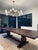 Restoration Hardware Salvaged Wood Trestle Extension Dining Table With 6 Bennett Parsons Chairs For Sale - Image 9 of 12