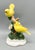 French Country Vintage Italian Ceramic Yellow Bird Figurine With Applied Flowers and Foliage – Traditional, Cottage For Sale - Image 3 of 14