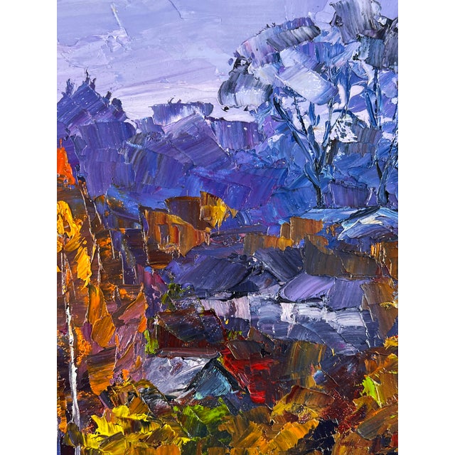 Oil Painting Autumn Evening Serdyuk Boris Petrovich For Sale - Image 6 of 11