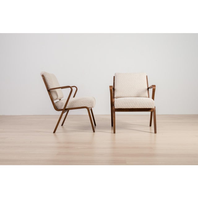 1950s Vintage German Model 53693 Chairs by Selman Selmanagic, 1957, Set of 2 For Sale - Image 5 of 13