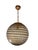 Round Murano glass pendant lamp, 1960s, with a diameter of 40 cm. Attributed to designer Ludovico Diaz de Santillana,...