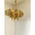 Contemporary Amber and Fumè Poliedri Murano Glass Chandelier in Venini Style by Simoeng for Simoeng For Sale - Image 3 of 8