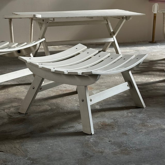 Wood Garden Set by Carlo Hauner for BFC Brescia, 1970s, Set of 5 For Sale - Image 7 of 18