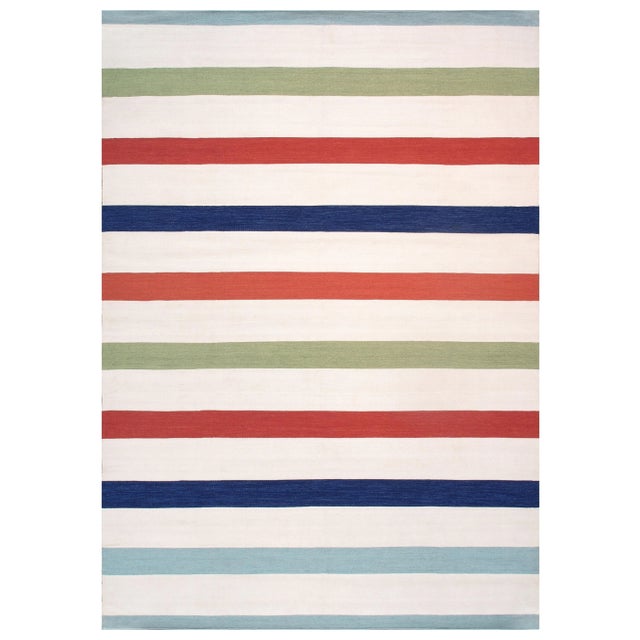 2020s Pasargad Home Hampton Indoor/Outdoor Area Rug, 5' 0" X 8' 0" Ivory For Sale - Image 9 of 9