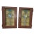 1940s Stained Glass Door Windows - Set of 2 For Sale