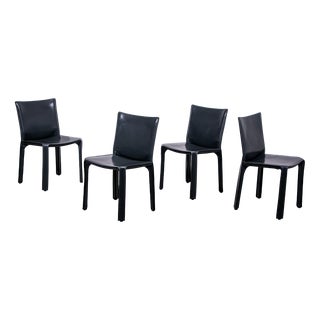 CAB 412 Side Chairs by Mario Bellini for Cassina, 1995, Set of 4 For Sale