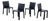 CAB 412 Side Chairs by Mario Bellini for Cassina, 1995, Set of 4 For Sale