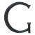 Antique Verdegris Bronze Letter 'G' For Sale