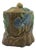 French 19th Century Tobacco Jar With Floral Design and Snail For Sale