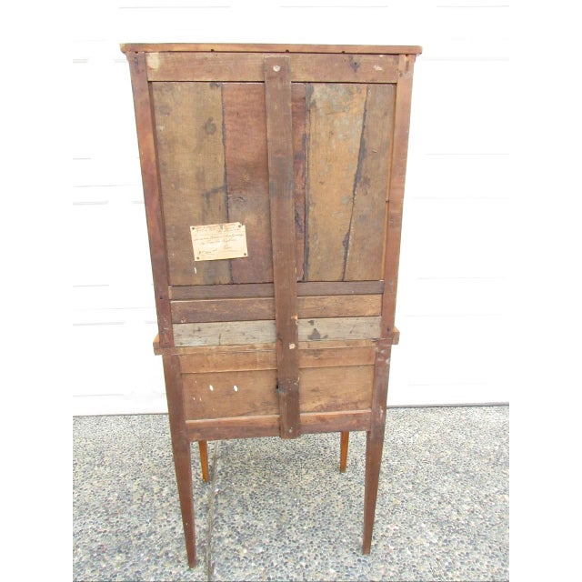 Antique French Fruitwood Secretary Desk For Sale - Image 12 of 18
