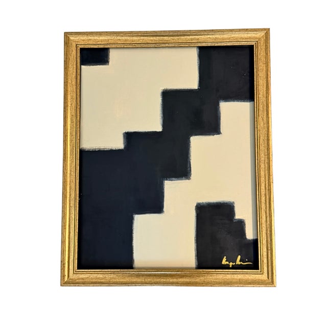 Paint Contemporary Abstract Expressionist Painting by Bryan Boomershine Framed For Sale - Image 7 of 7