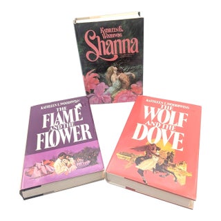 1970s First Editions of Romance Novels by Kathleen E Woodiwiss, Set of 3 For Sale