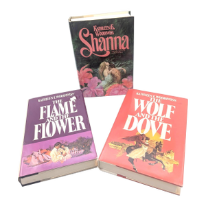 1970s First Editions of Romance Novels by Kathleen E Woodiwiss, Set of 3