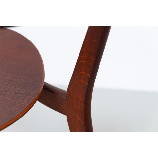 Modern Danish Oak and Teak Side Chairs, Denmark, 1960s, Set of 2 For Sale - Image 10 of 18
