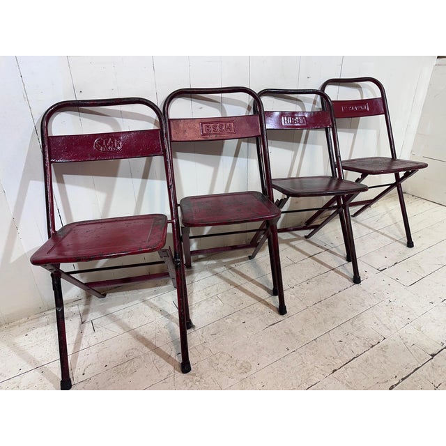 Military Folding Chairs, Europe, 1940s, Set of 4 For Sale - Image 10 of 18