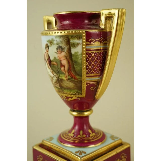 Empire Style Porcelain Vase with Mythological Scene by F. Koller for the Imperial Manufactory in Vienna, Austria, Late 1700s For Sale - Image 13 of 18