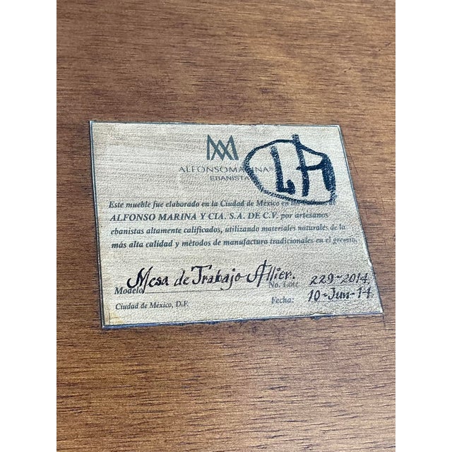 Vintage Alfonso Marina “Allier” Writing Table For Sale In West Palm - Image 6 of 12