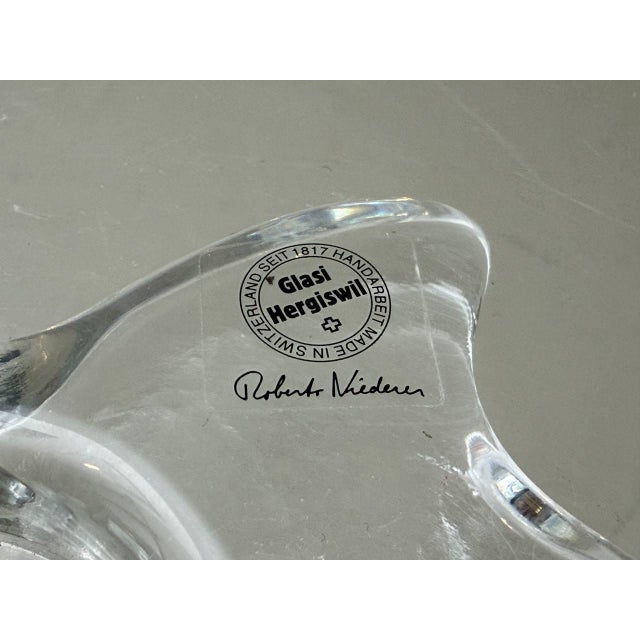 Candleholder in Glass from Glasi Hergiswil, Switzerland, 1960s-1970s For Sale - Image 11 of 12