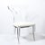 This Mid-Century Modernist Klismos Lucite Chair W/White Leather Upholstery originates from the United States during the...