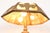 Bronze Antique Art Nouveau Slag Glass Table Lamp Attributed to Handel, Circa 1920s For Sale - Image 8 of 11