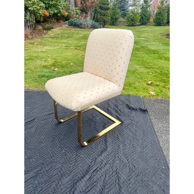 Milo Baughman for Thayer Coggin Cantilever Hollywood Regency Accent Chair For Sale - Image 10 of 15