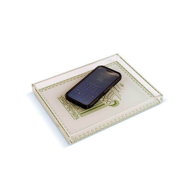 Winterthur for Port 68 Pagoda Garden Green Vanity Tray | Chairish
