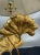 Late 20th Century Late 20th Century Pair of Gilt Bronze Ginkgo Leaf Table Lamps With Shades For Sale - Image 5 of 13