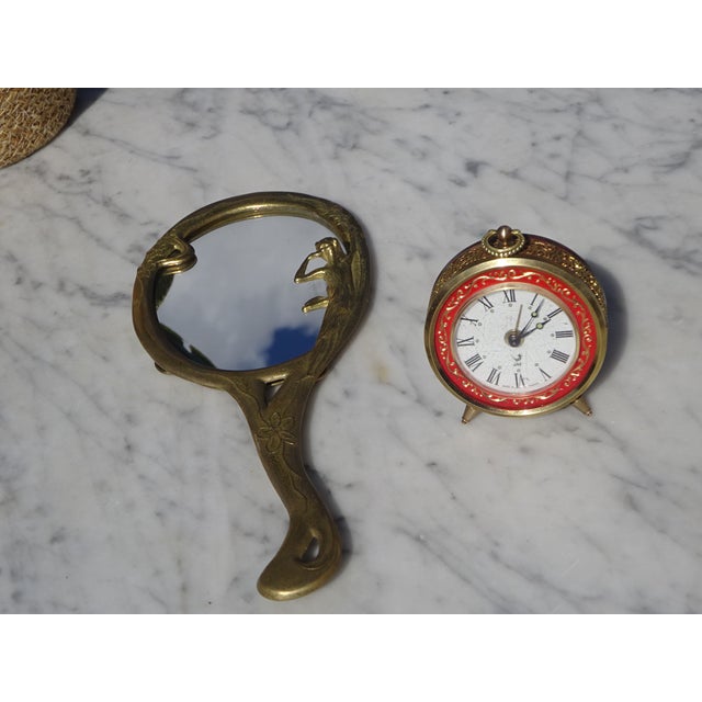 Metal Table Clock from Jaz, 1968 For Sale - Image 7 of 12