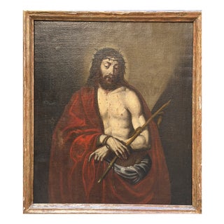 Ecce Homo, 17th Century, Oil on Canvas For Sale