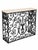 Decorative Unique Iron Console With Travertine Top For Sale - Image 4 of 4