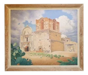 Tumacacori Mission Painting by William Norris Dakin