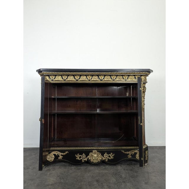 Brown Napoleon III Boulle Marquetry Buffet For Sale - Image 8 of 18