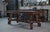 Rustic Oak Table with Ceramic Inlays, 1950s For Sale - Image 6 of 16