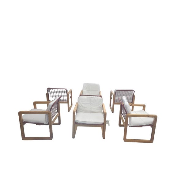 Sälen Lounge Chairs by Knut & Marianne Hagberg for Ikea, 1982, Set of 6 For Sale - Image 4 of 8