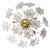 Ceiling Lamp with White Murano Glass Flowers by Hosel, 1980s For Sale - Image 18 of 18