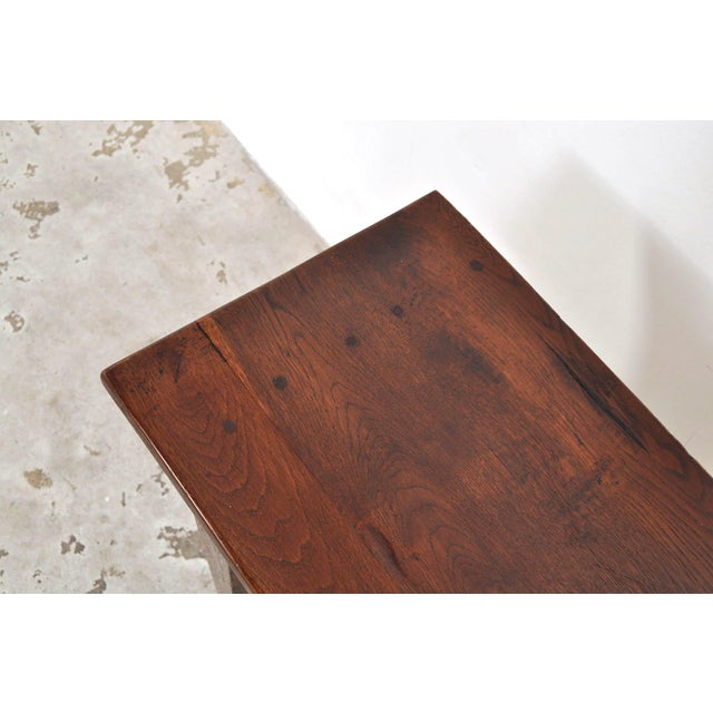 Wood Antique Side Table in Oak, 1870s For Sale - Image 7 of 11