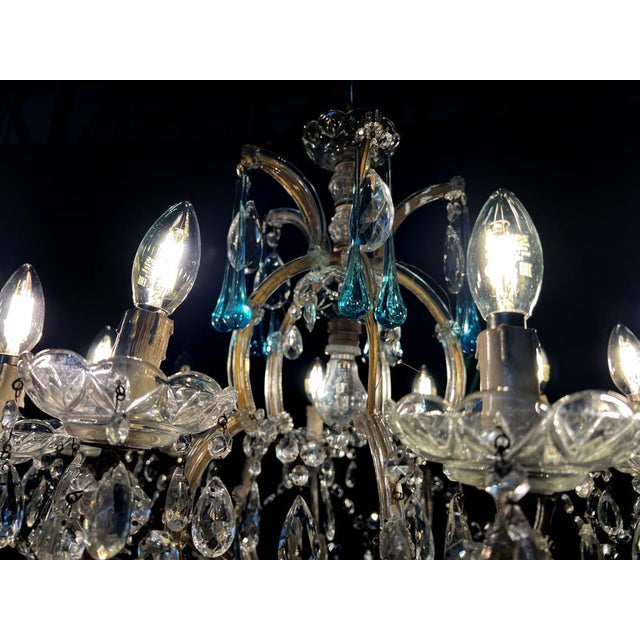 Greta Gargo Tears Murano Chandelier, 1950s For Sale - Image 13 of 17
