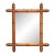 Early 20th Century French Faux Bamboo Wall Mirror For Sale