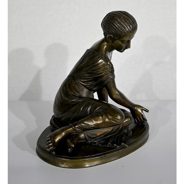 La Joueuse d’Osselets, 19th-Century, Bronze For Sale - Image 6 of 15
