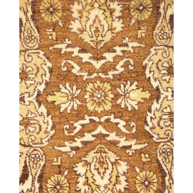 Traditional Mogul, One-of-a-Kind Hand-Knotted Area Rug in Yellow, 5' 2" x 7' 10" For Sale - Image 3 of 8