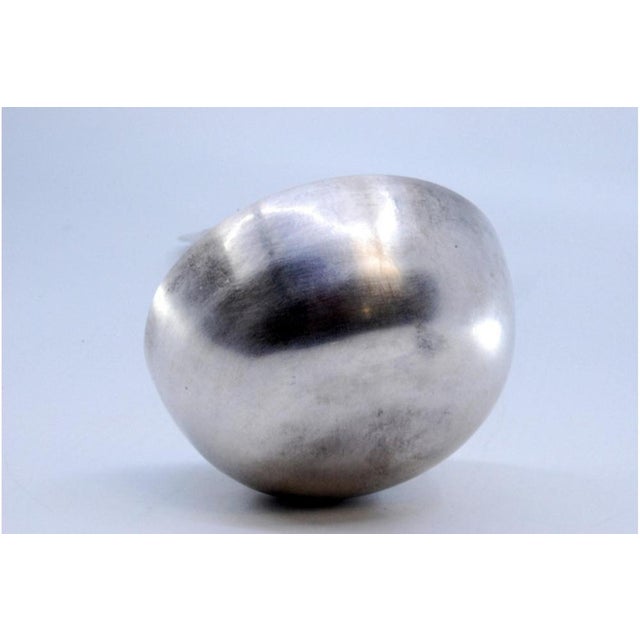 Silver Soup Ladle with Handle For Sale - Image 3 of 9