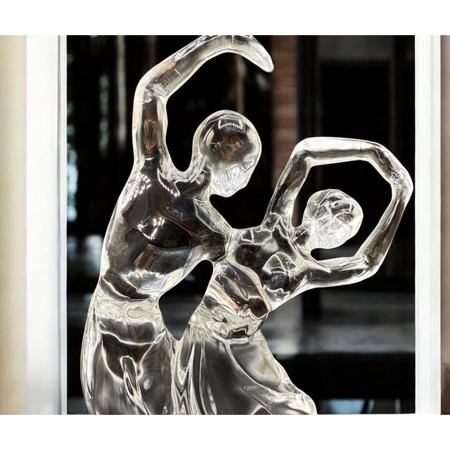 Italian Crystal Bolero and Dance Figurine from Royal Crystal Rock, 1980s For Sale - Image 10 of 11