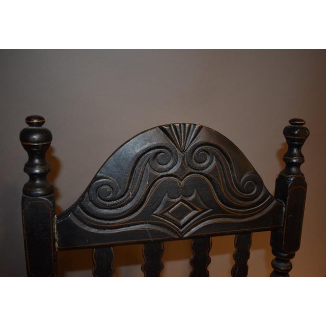 Traditional New England Banister Back Chair For Sale - Image 3 of 5