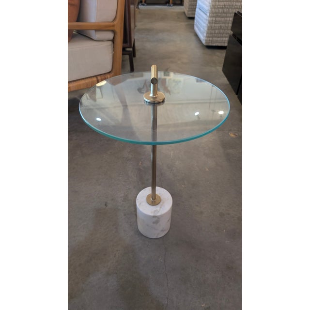 Stone 1990s Speakeasy Accent Table For Sale - Image 7 of 12