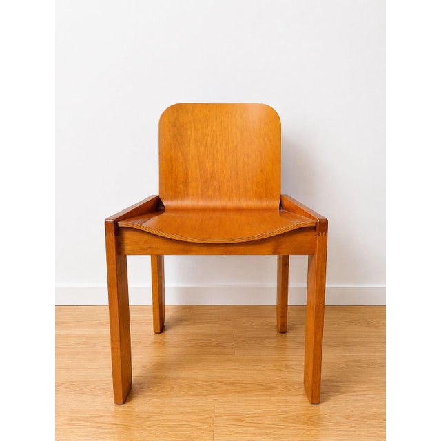 Vintage Bentwood Chairs attributed to Afra and Tobia Scarpa for Molteni, 1970s, Set of 6 For Sale - Image 12 of 18