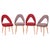 Mid-Century Chairs in Beech, Czech, 1950s, Set of 4 For Sale - Image 11 of 11